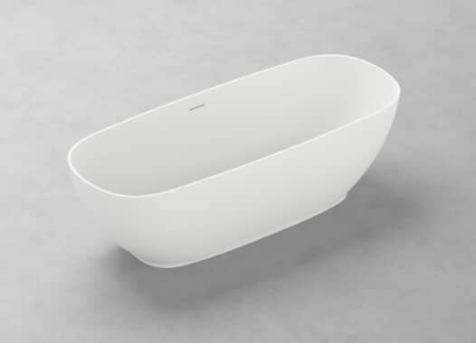 Ninfa bathtub · L 170 × P 71,2 × H 50 cm — white matt Tecnoril / Geacril, or Mineralux in any colour