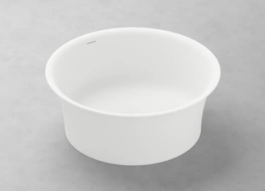 Perla round bathtub · L 140 × P 140 × H 55 cm
