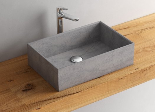 Petra countertop washbasin — Laminam · L 50 × P 33 × H 14 cm