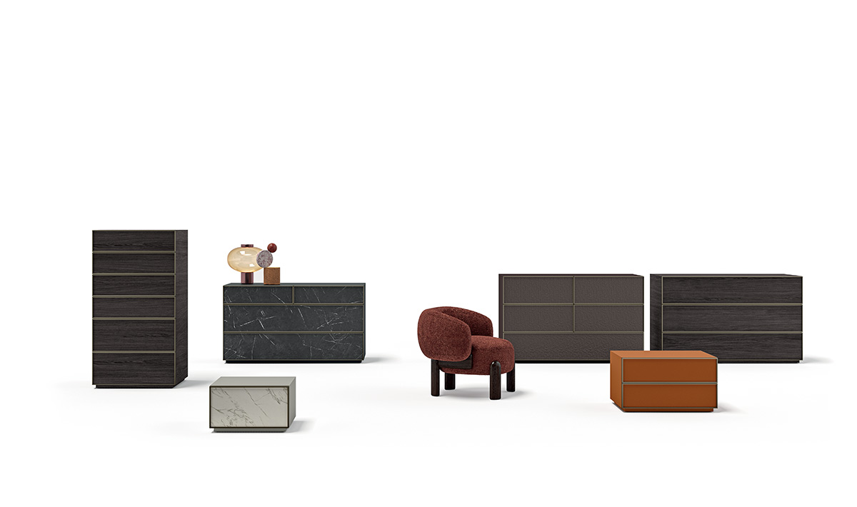 Kico Cornice bed group