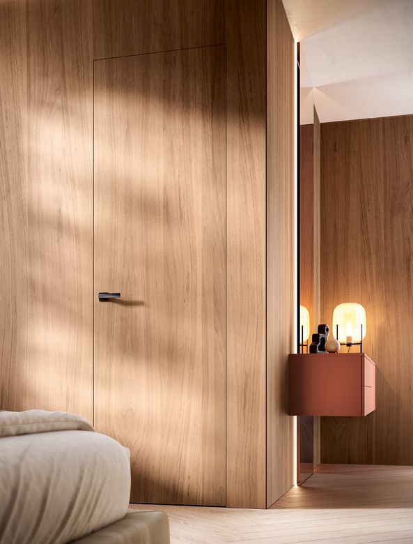 Custom wardrobe — Concealed flush door