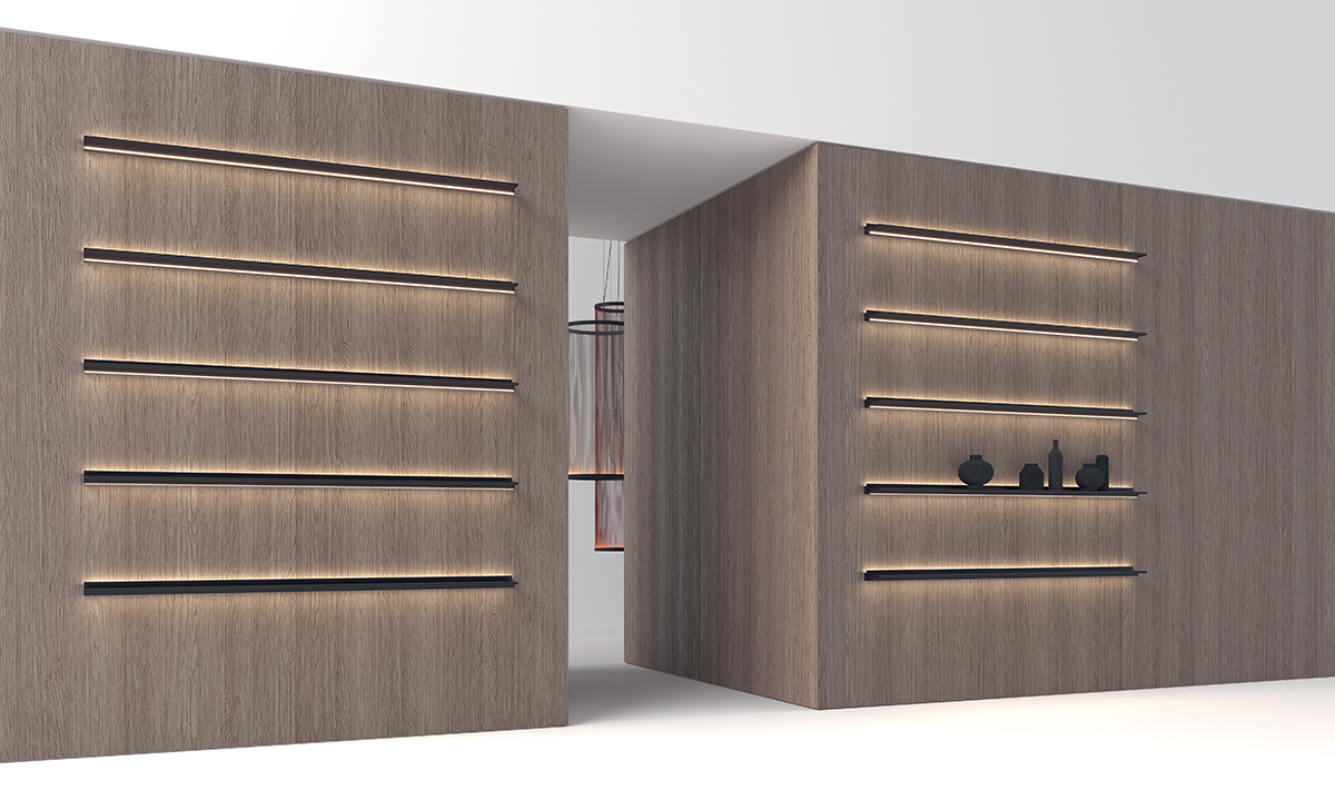 Kico Sistema Boiserie living composition