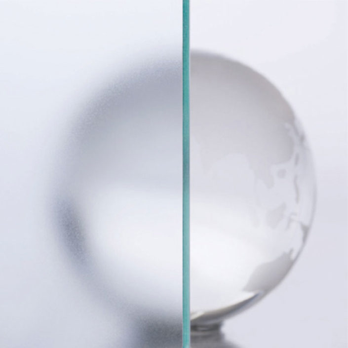 Satin White opaque glass