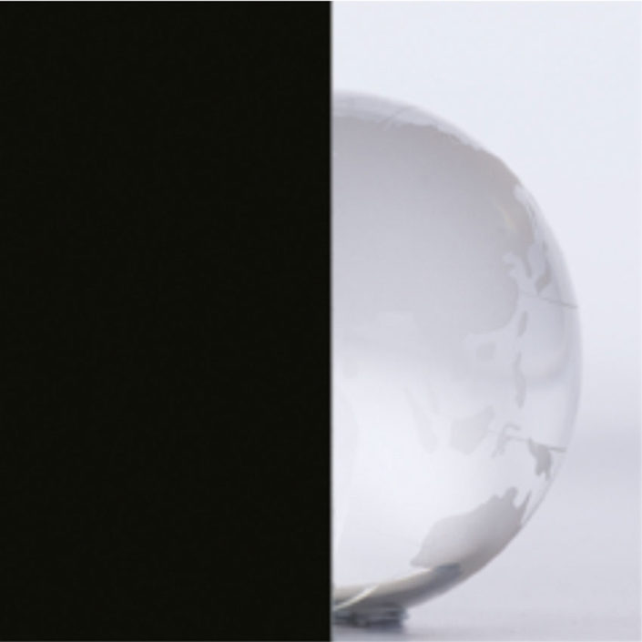 Laminated Matt Black glass