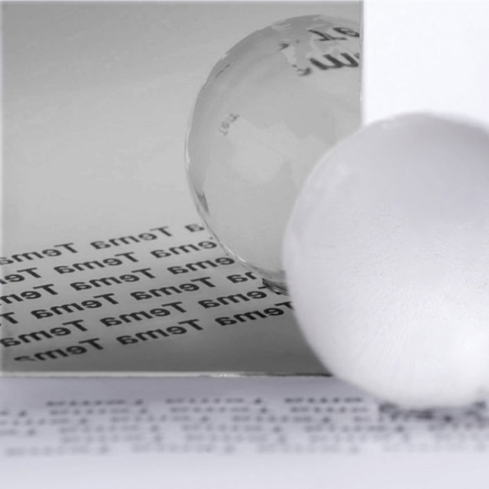 Opal Reflective Grey shiny glass