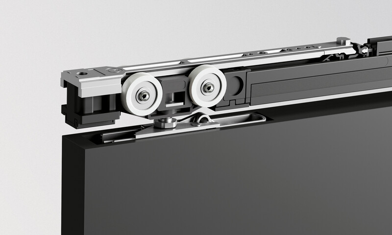Hydraulic piston + dual-spring soft-close