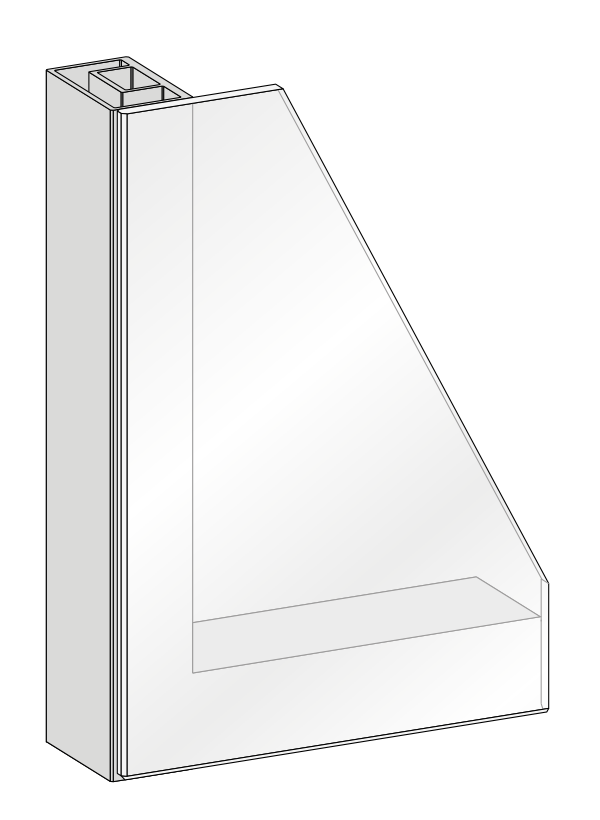 Kumo Serie 900 aluminium profile cross-section