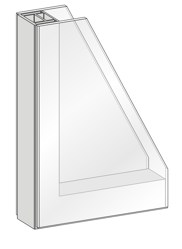 Nami Serie 700 aluminium profile cross-section