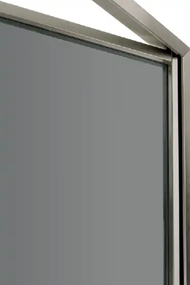 Smoked grey glass