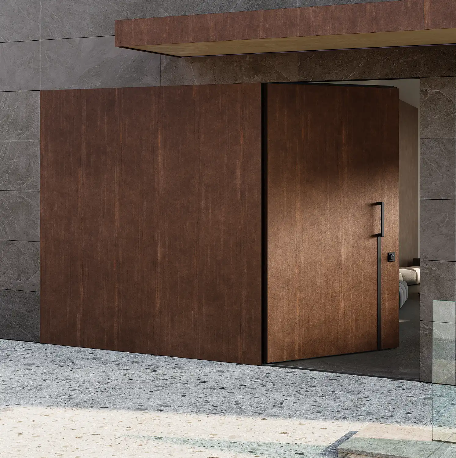 ICA armoured door
