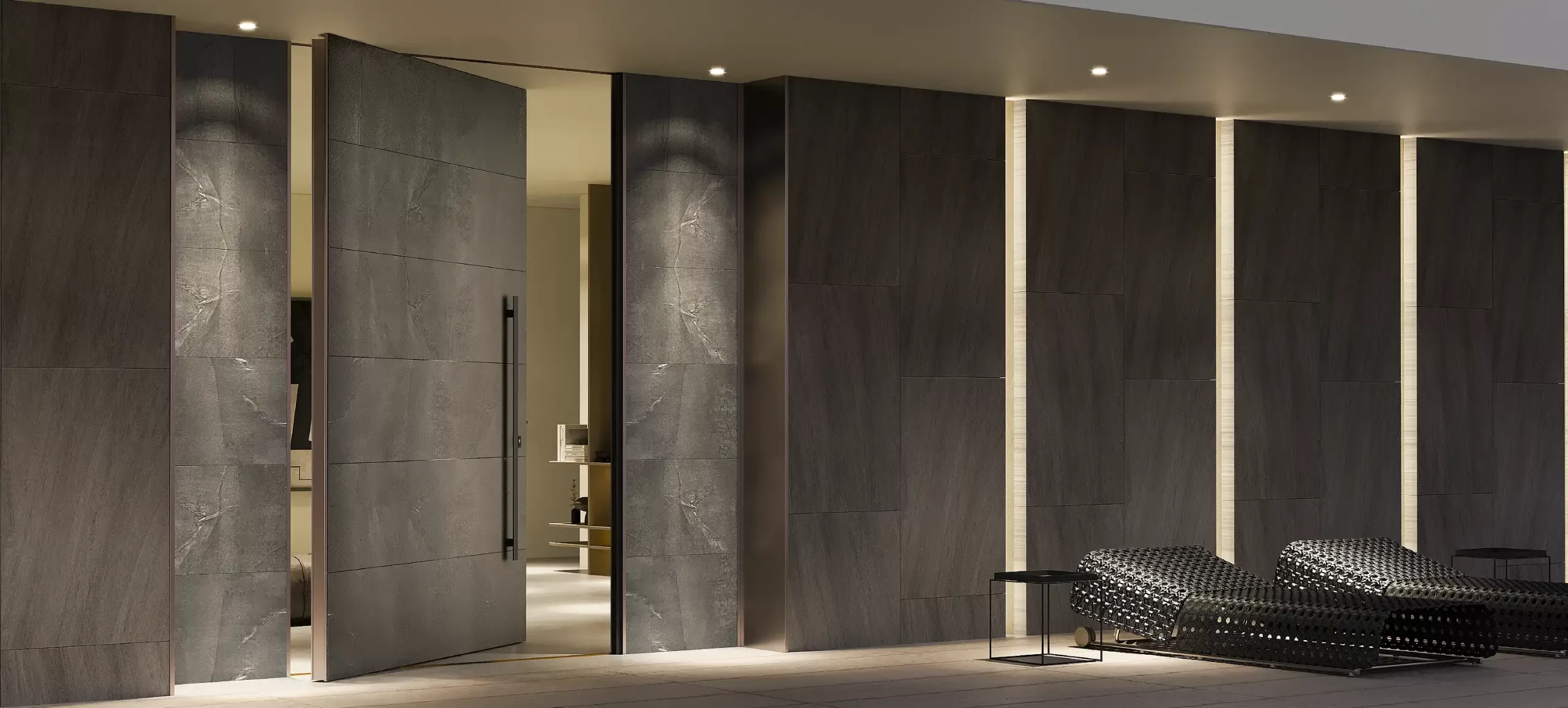 ICA Pivò pivot entry door