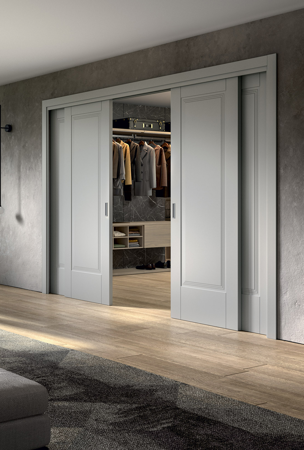 Venus engraved geometry doors by GD Dorigo