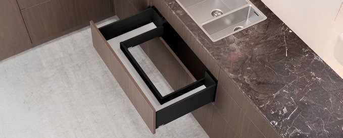 LEGRABOX wraparound sink drawer