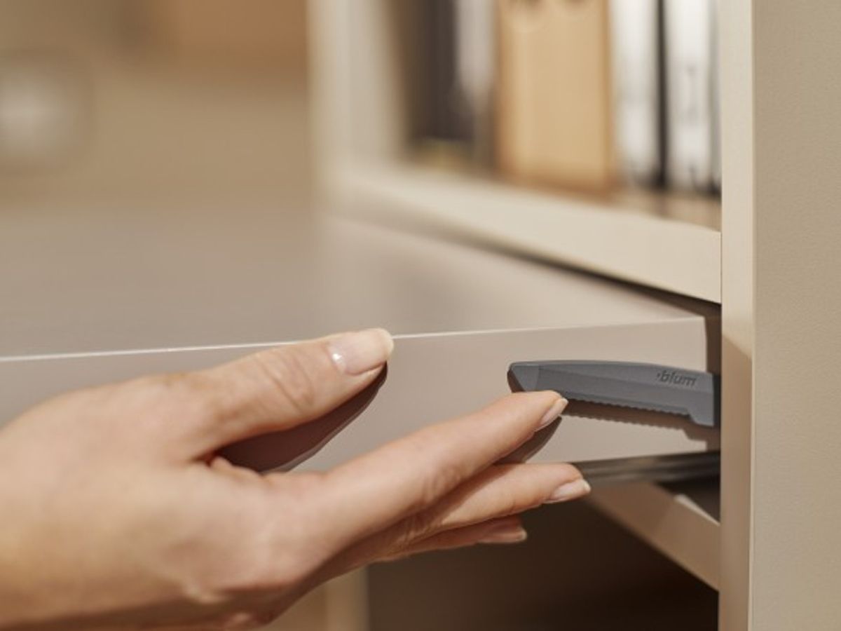 Pull-out shelf lock — catalog photo