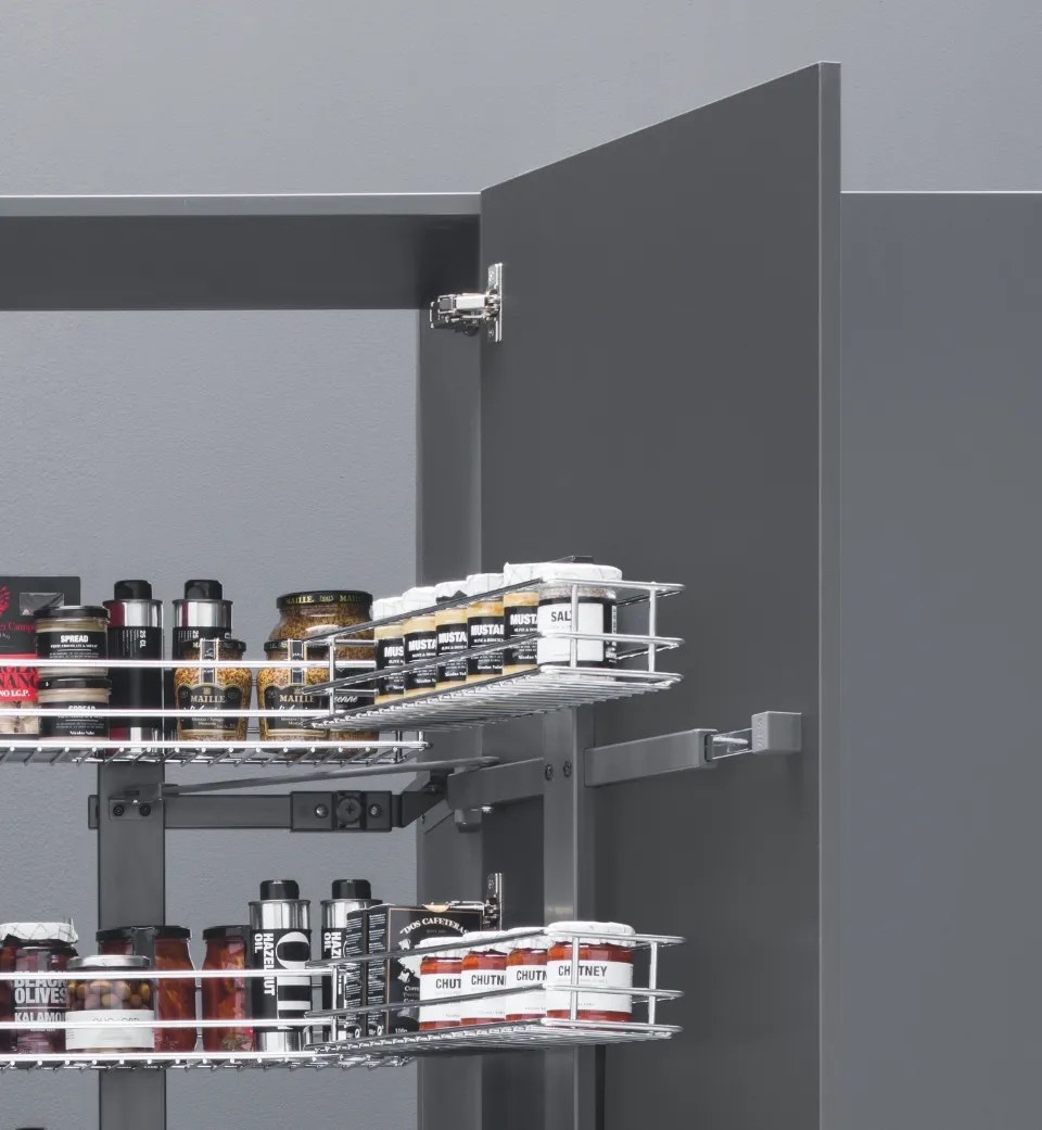 Wire swing-out pantry — catalog photo