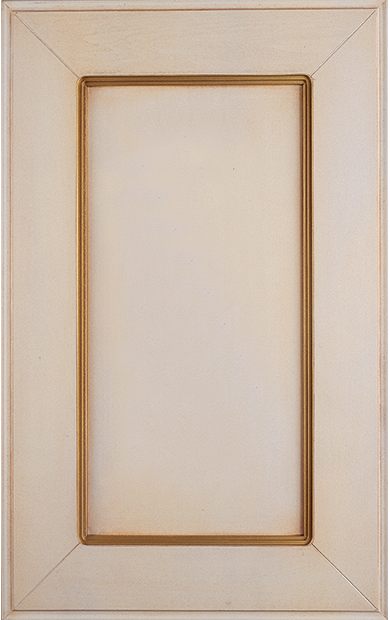 Gilded-Edge Panel door detail