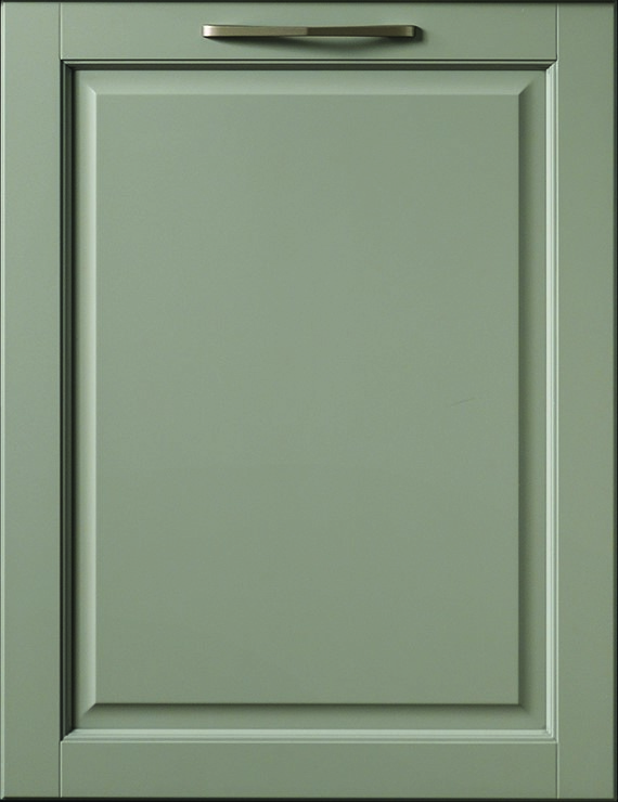 Sage Framed Lacquer door detail