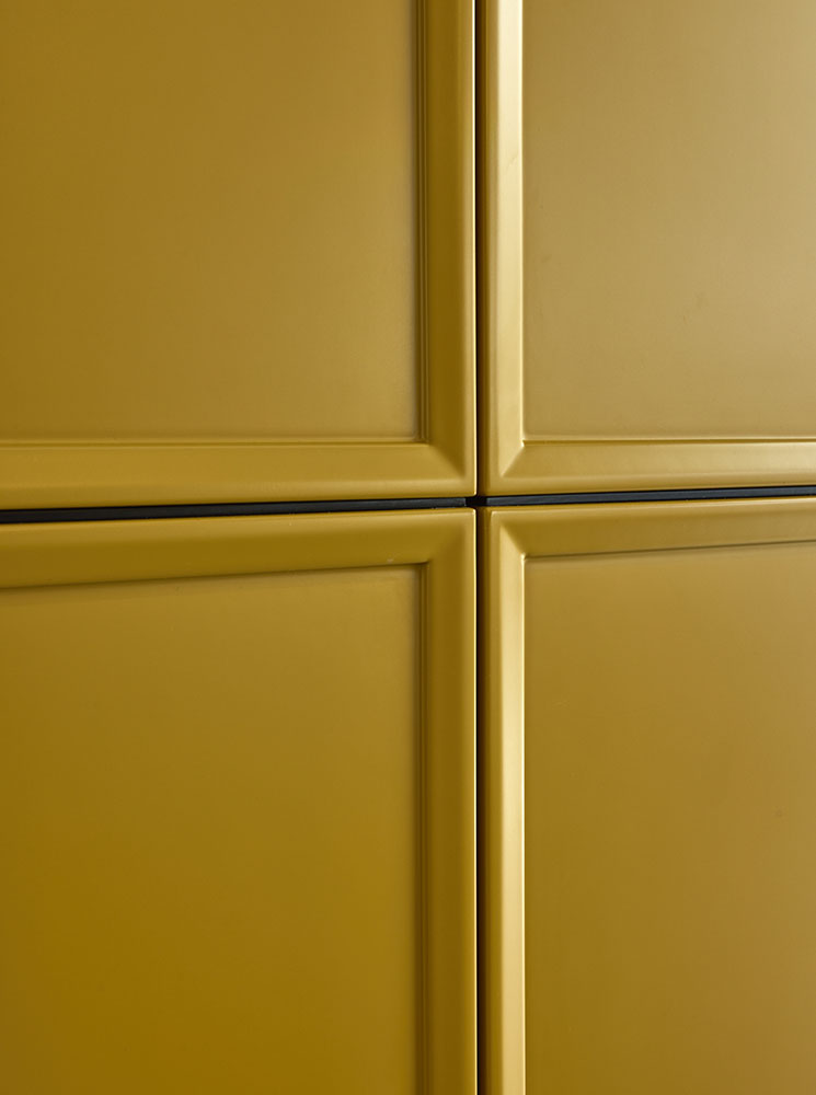 Studio lacquered door detail
