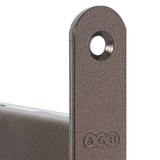 Enamelled dark bronze plated
