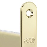 Bright brass plated