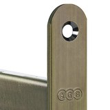 Antique brushed brass plated