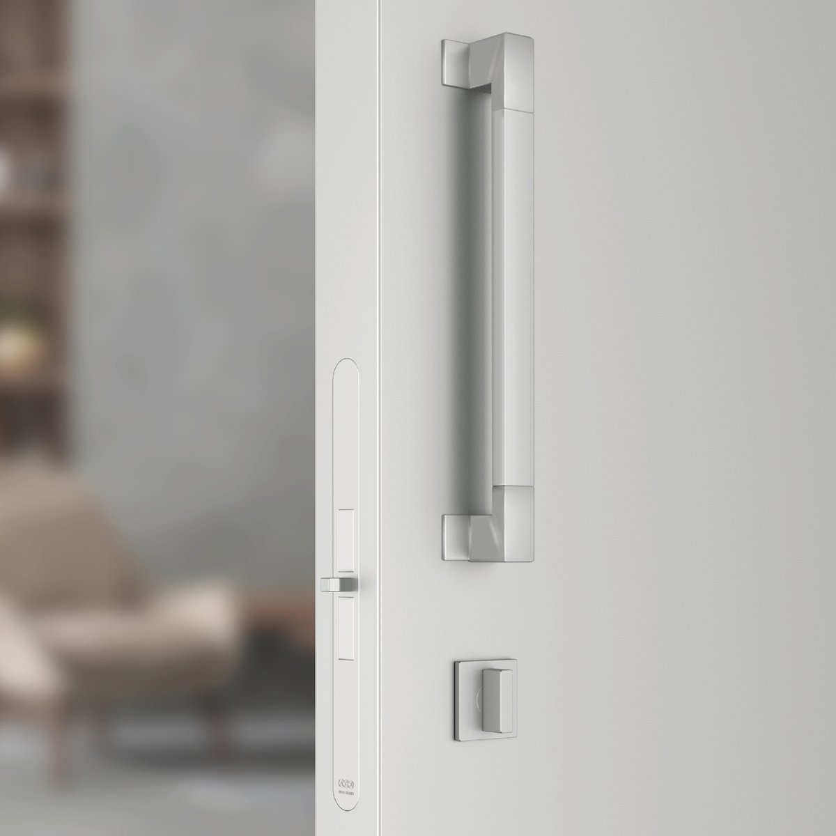 AGB Touch & Close magnetic catch with privacy turn