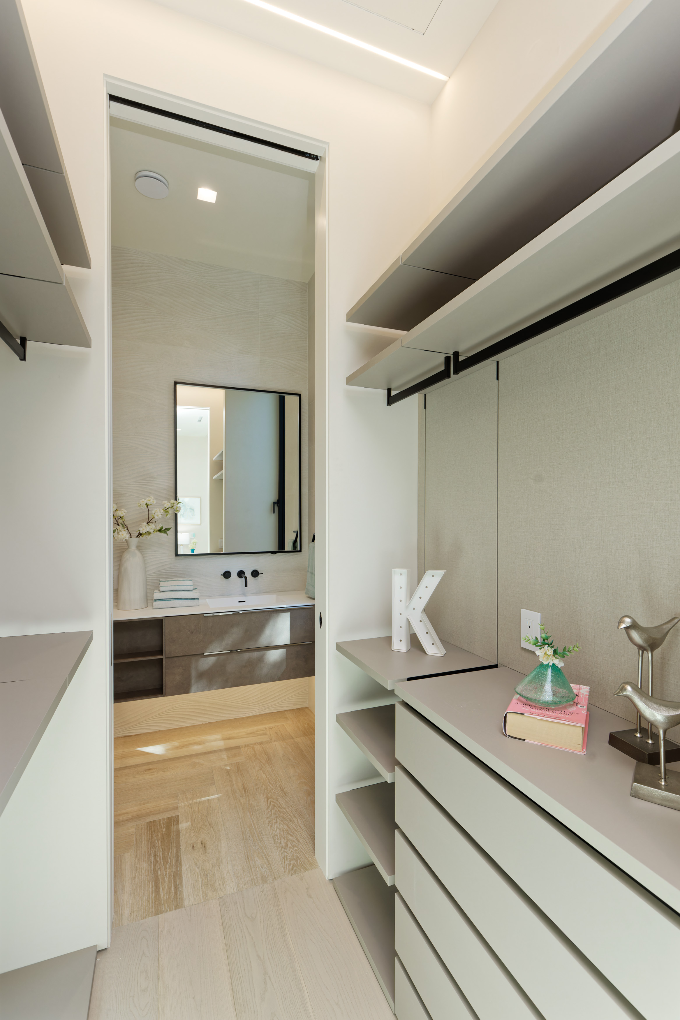 Living and cabinetry elevation