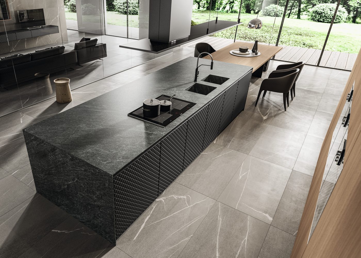 Pure Glam kitchen