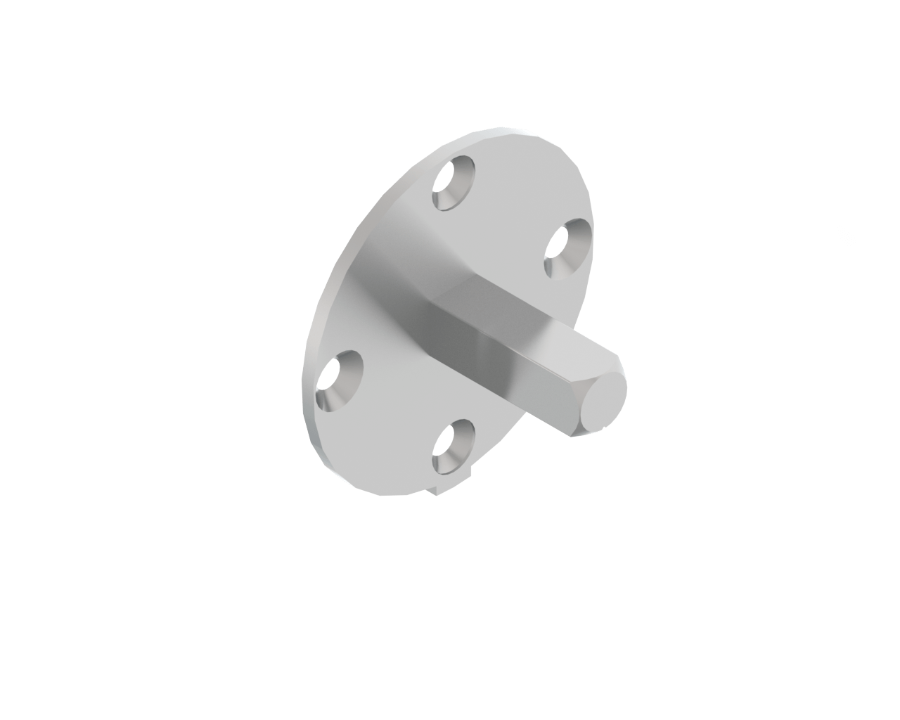Fixing base with 〼 8 mm square spindle – FINE system