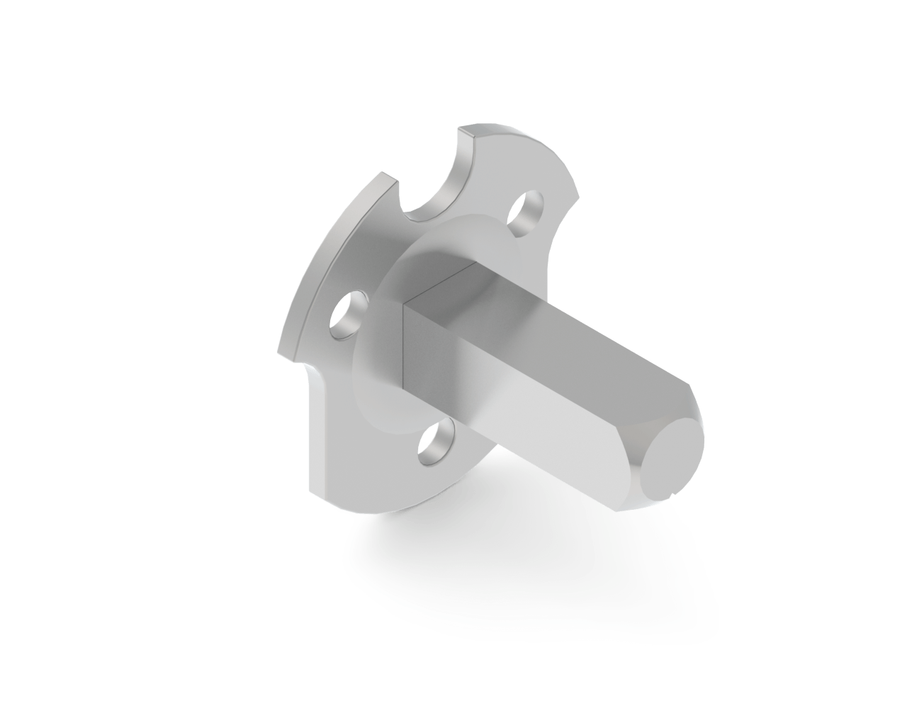 Fixing base with 〼 8 mm square spindle – VIS system