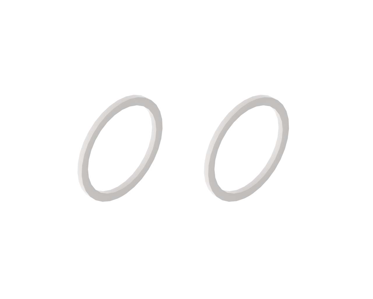 Set 2 nylon rings